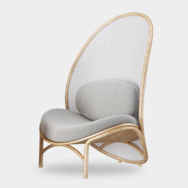Callie Fabric Wingback Chair - Imagem 3